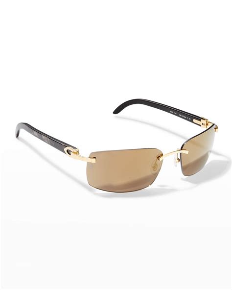 replica cartier rimless glasses|cartier rimless glasses men's.